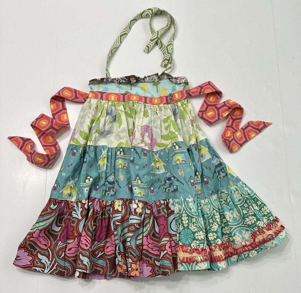 Matilda Jane Platinum SIze 6 Tiered Ellie Dress Cuckoo Clocks